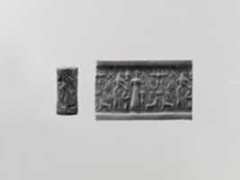 Free download Cypro-Aegean cylinder seal free photo or picture to be edited with GIMP online image editor