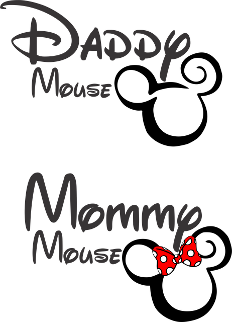 Free download Daddy Mouse Mommy -  free illustration to be edited with GIMP free online image editor