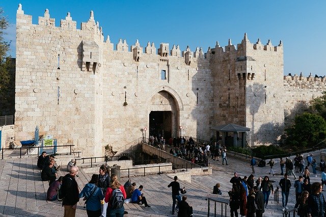 Free download Damascus Gate Israel Ancient -  free photo or picture to be edited with GIMP online image editor