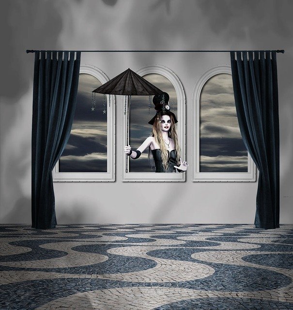 Free download Dark Window Room -  free illustration to be edited with GIMP free online image editor