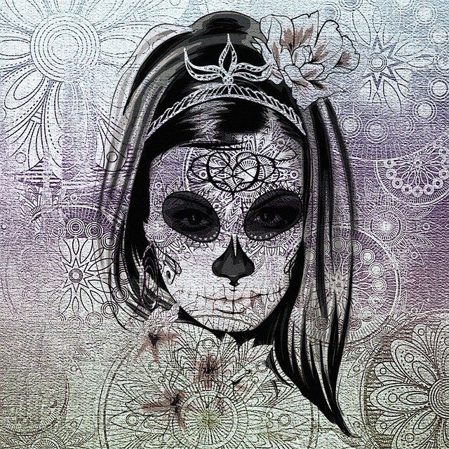 Free download Dark Wow Skull -  free illustration to be edited with GIMP free online image editor