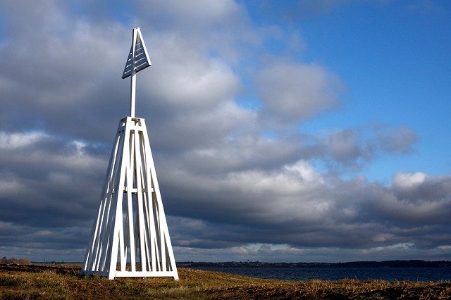 Free download Daymark Sky Landscape Baltic -  free photo or picture to be edited with GIMP online image editor