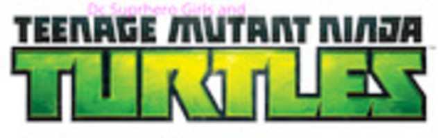 Free download DC Super Hero Girls And Teenage Mutant Ninja Turtles Logo free photo or picture to be edited with GIMP online image editor