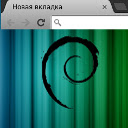 Debian Dark  screen for extension Chrome web store in OffiDocs Chromium