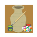 Decorating Games Clay Pot at Duckie Deck  screen for extension Chrome web store in OffiDocs Chromium