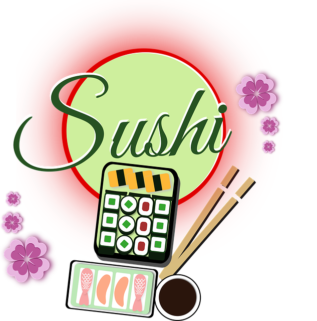 Descarga gratuita Decorativo Sushi Alimentos - Gráficos vectoriales gratis en Pixabay, ilustración gratuita para editar con el editor de imágenes en línea gratuito GIMP