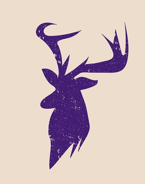 Free download Deer Reindeer Silhouette -  free illustration to be edited with GIMP free online image editor