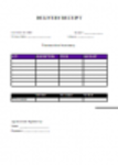 Free download Delivery Receipt Template DOC, XLS or PPT template free to be edited with LibreOffice online or OpenOffice Desktop online