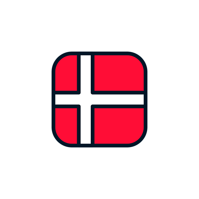 Free download Denmark Icon Flag -  free illustration to be edited with GIMP free online image editor