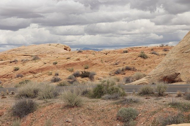 Free download Desert Landscape Cloudy -  free photo or picture to be edited with GIMP online image editor