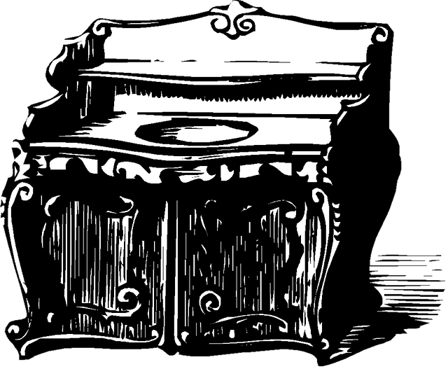 Free download Desk Vintage Furniture Clip -  free illustration to be edited with GIMP free online image editor