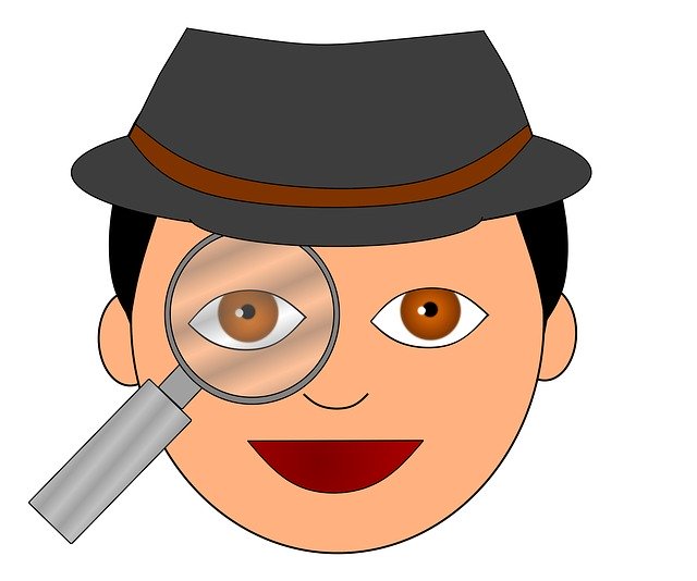 Free download Detective Magnifying Glass -  free illustration to be edited with GIMP free online image editor