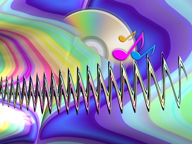 Free download Digital Art Music Sound Waves -  free illustration to be edited with GIMP free online image editor