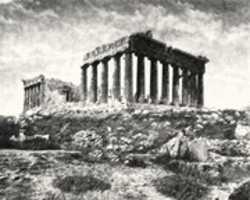 Free download Digital Charcoal Drawing of the Parthenon free photo or picture to be edited with GIMP online image editor