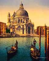 Free download Digital Oil Painting of Santa Maria della Salute free photo or picture to be edited with GIMP online image editor