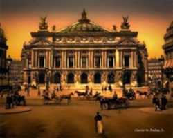 Free download Digital Pastel Drawing of the Palais Garnier free photo or picture to be edited with GIMP online image editor