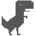 Dinosaur Game Launcher  screen for extension Chrome web store in OffiDocs Chromium