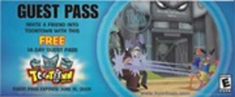 Free download Disneys Toontown Online Membership Guest Pass free photo or picture to be edited with GIMP online image editor