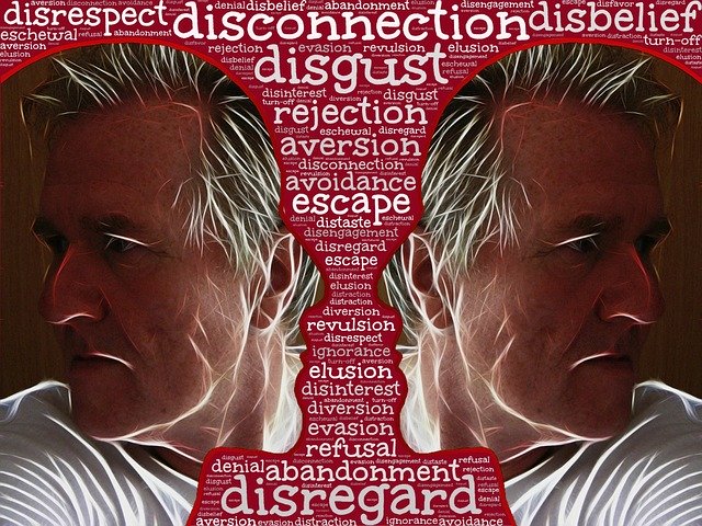 Free download Disregard Disconnection Disgust -  free illustration to be edited with GIMP free online image editor