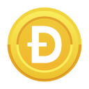 Dogecoin Price Ticker!  screen for extension Chrome web store in OffiDocs Chromium