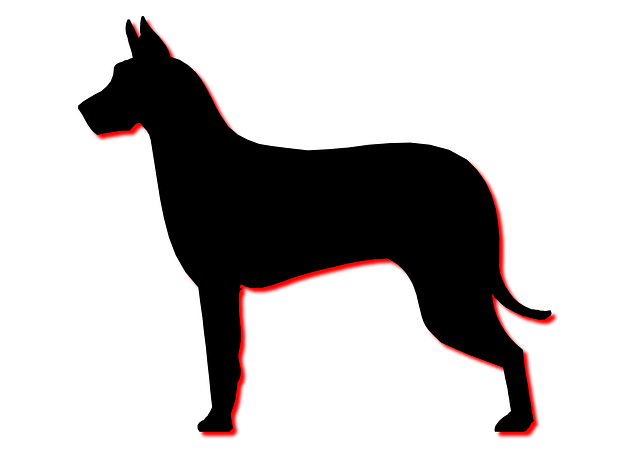 Free download Dog Profile Silhouette -  free illustration to be edited with GIMP free online image editor