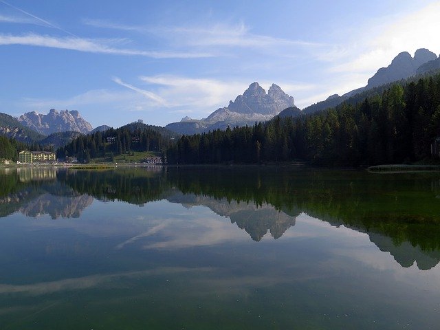 Free download Dolomites Misurina Three Zinnen -  free free photo or picture to be edited with GIMP online image editor