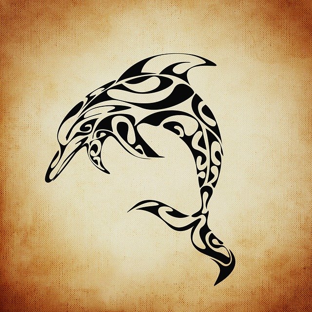 Free download Dolphin Mystical -  free illustration to be edited with GIMP free online image editor