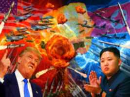 Free download Donald Trump vs Kim Jong-un free photo or picture to be edited with GIMP online image editor