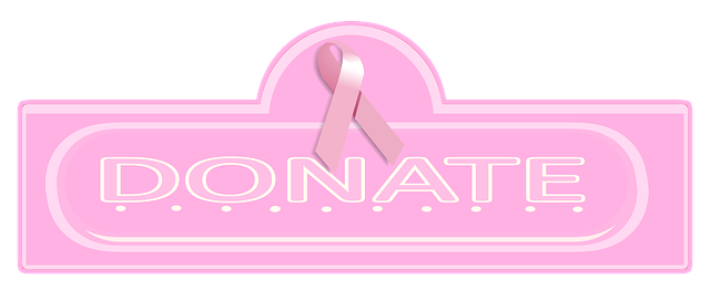 Free download Donate Pink Ribbon -  free illustration to be edited with GIMP free online image editor