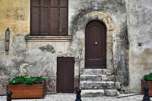 Free download door stairs window facade shutters free picture to be edited with GIMP free online image editor