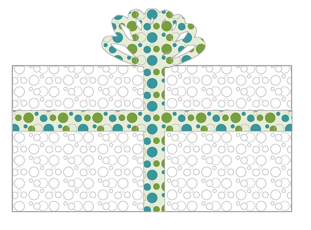 Free download Dots Gift Pattern -  free illustration to be edited with GIMP free online image editor