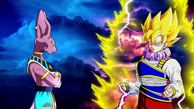 Free download Dragonball Dragonballsuper Cartoon -  free illustration to be edited with GIMP free online image editor