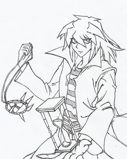 Free download Draw Drawing Bakura -  free illustration to be edited with GIMP free online image editor