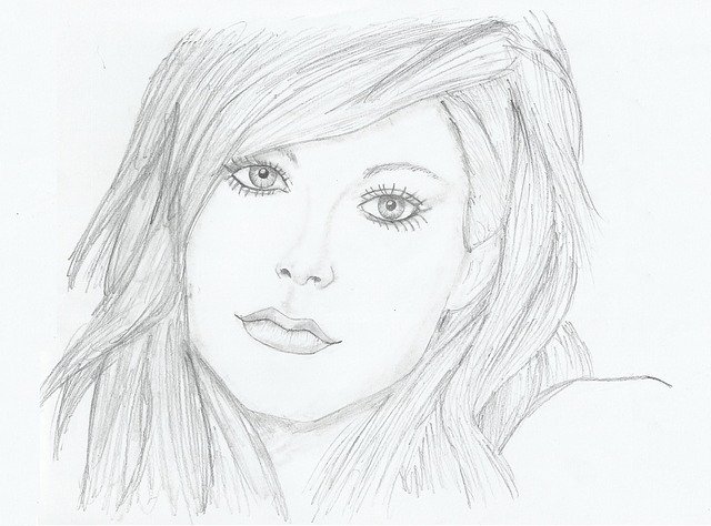 Free download Drawing Avril Lavigne -  free illustration to be edited with GIMP free online image editor