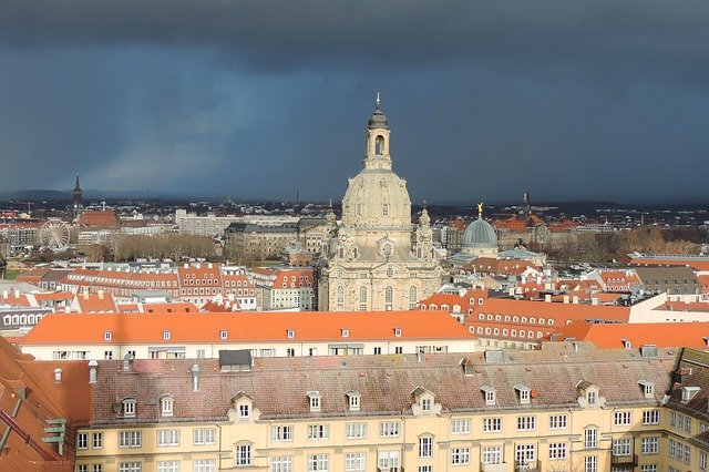 Free download Dresden Frauenkirche Saxony -  free photo or picture to be edited with GIMP online image editor