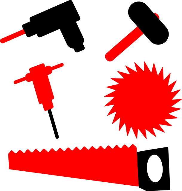 Free download Drill Hammer Sledgehammer - Free vector graphic on Pixabay free illustration to be edited with GIMP free online image editor
