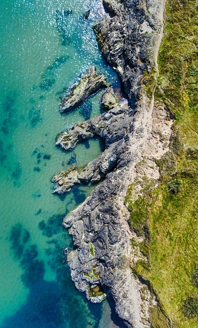 Free download drone beach sea sand ireland free picture to be edited with GIMP free online image editor