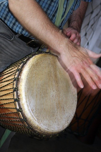 Free download Drum Djembe Africa -  free photo or picture to be edited with GIMP online image editor