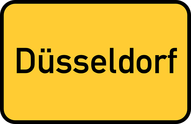 Free download Düsseldorf Town Sign City Limits - Free vector graphic on Pixabay free illustration to be edited with GIMP free online image editor