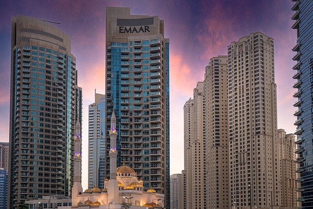 Free download dubai city buildings skyline free picture to be edited with GIMP free online image editor