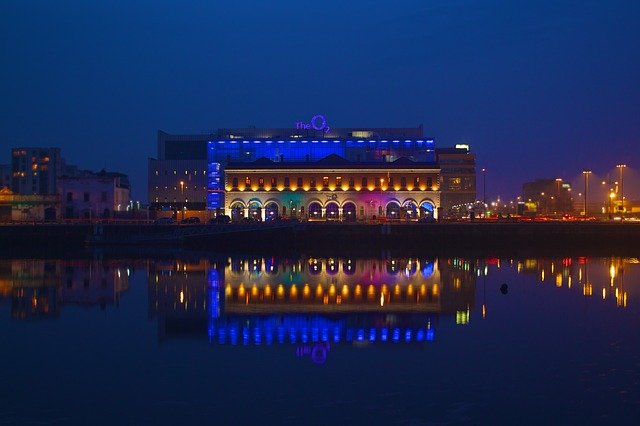 Free download dublin o2 reflection water free picture to be edited with GIMP free online image editor