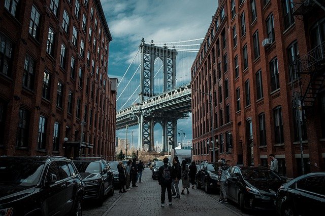 Free download dumbo manhattan bridge nyc free picture to be edited with GIMP free online image editor