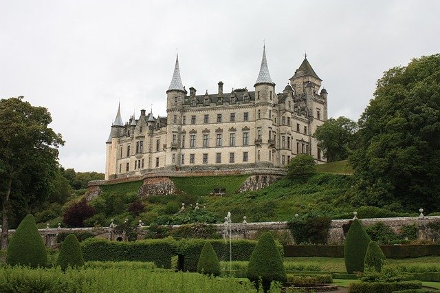 Free download Dunrobin Castle Scotland Old -  free photo or picture to be edited with GIMP online image editor