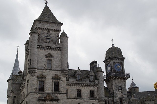 Free download Dunrobin Castle Tower Scotland -  free photo or picture to be edited with GIMP online image editor