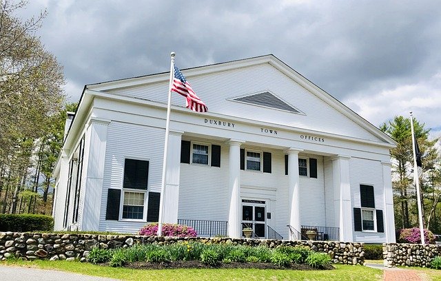 Free download Duxbury Town Hall Ma South -  free photo or picture to be edited with GIMP online image editor