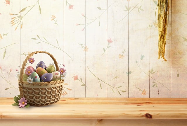 Free download easter easter bunny table vintage free picture to be edited with GIMP free online image editor