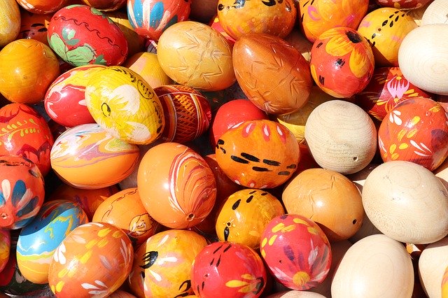 Free download Easter Eggs Colorful Painted -  free photo or picture to be edited with GIMP online image editor