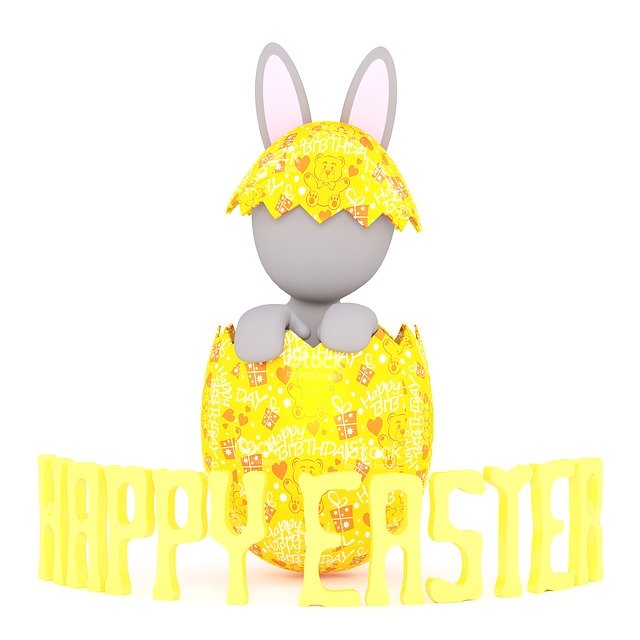 Free download Easter Happy Bunny -  free illustration to be edited with GIMP free online image editor