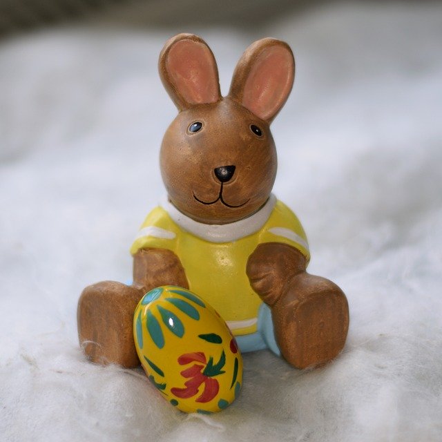 Free download Easter Hare Ceramic -  free photo or picture to be edited with GIMP online image editor