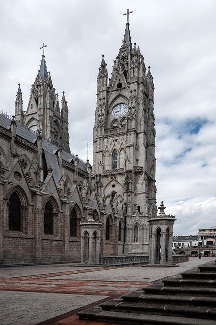 Free download Ecuador Quito Basilica -  free photo or picture to be edited with GIMP online image editor